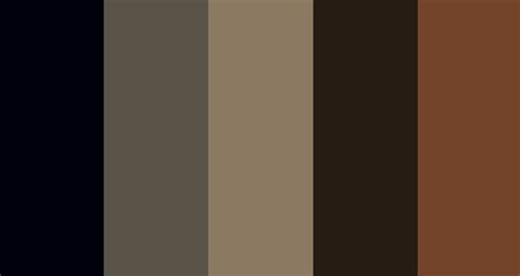 "Steampunk Leather" – Base color palette for new studio. | Dark color palette, Black color ...