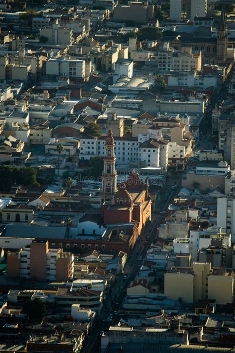 Vertical Aerial View of the Center of Salta City in Argentina Editorial Image - Image of ...