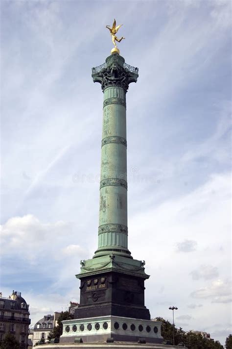 Bastille Monument, Paris France Stock Photo - Image of pillar, france: 6386138