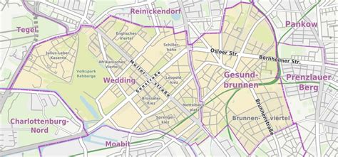 Wedding berlin map - Berlin wedding map (Germany)