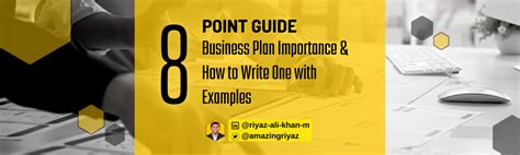 8-Point Guide Business Plan Importance & How to Write One with Examples