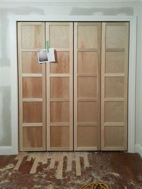 Paneled Bi-Fold Closet Door DIY | Diy closet doors, Closet door makeover, Bifold closet doors