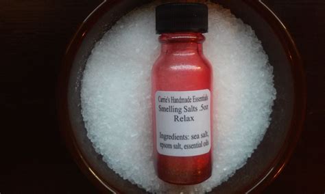 Aromatherapy Smelling Salts - Inhalant - Essential Oil Inhalant - Modern Smelling Salts ...