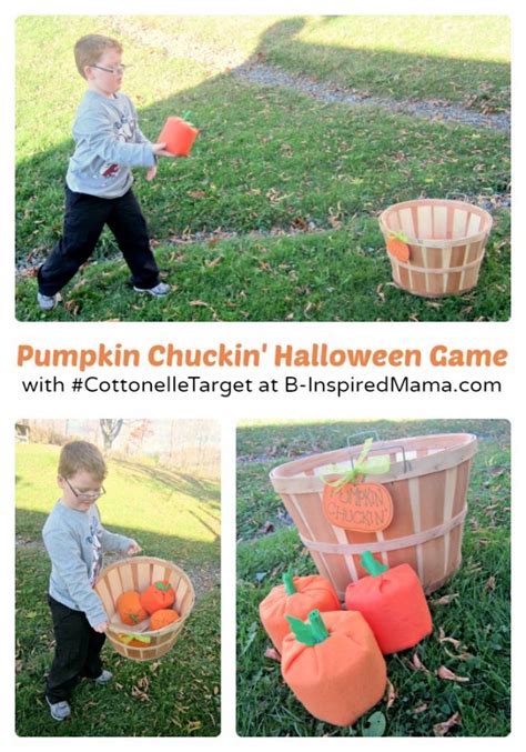 Pumpkin Chucking! · Fun & Easy DIY Pumpkin Toss Game for Kids