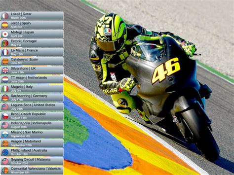 MotoGP 2011 Calendar Wallpaper voor Mac - Download