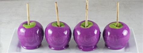 How to Make Purple Candy Apples