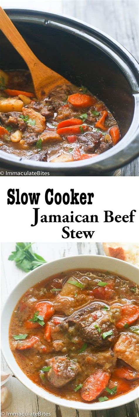 Slow Cooker Jamaican Beef Stew by , Oxtail Recipes 2017-10-3