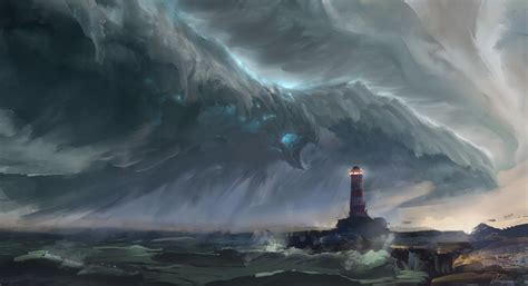 ArtStation - Spitpaintings for Storm phoenix and Black crystal topic, Denis Loebner Fantasy ...