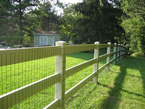 Vinyl Split Rail Fence With Wire Mesh PDF Plan Download – Free ...