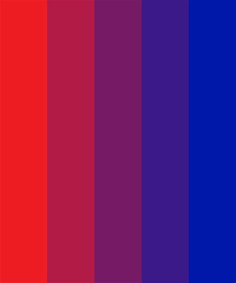 Red Blue Gradient Color Palette | Blue color schemes, Red and blue, Red colour palette