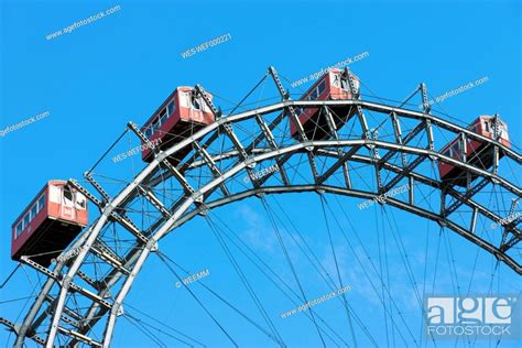 Austria, Vienna, Prater, Viennese giant wheel, Stock Photo, Picture And Royalty Free Image. Pic ...