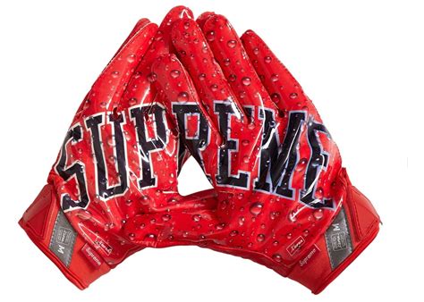 SLUM LTD | Supreme Nike Vapor Jet 4.0 Football Gloves Red