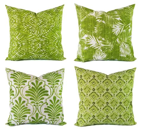 Outdoor Pillow Covers Green Pillow Green Pillow Cover - Etsy