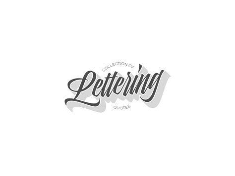 Lettering quotes - Collection :: Behance