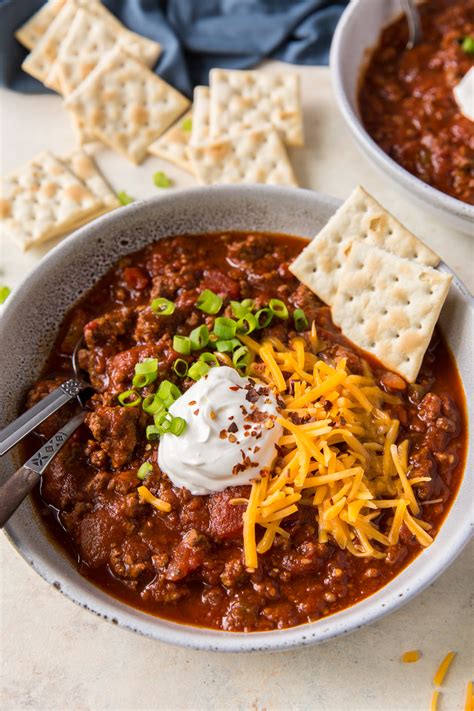 The BEST Crockpot No-Bean Chili Recipe - Pumpkin 'N Spice