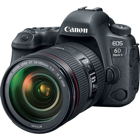 Canon EOS 6D Mark II DSLR Camera with 24-105mm f/4L II 1897C009