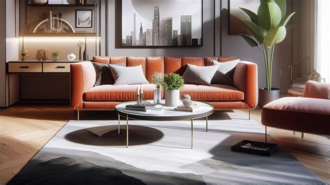 Trend Alert: 50 Living Rooms featuring BRICK Color Sofas