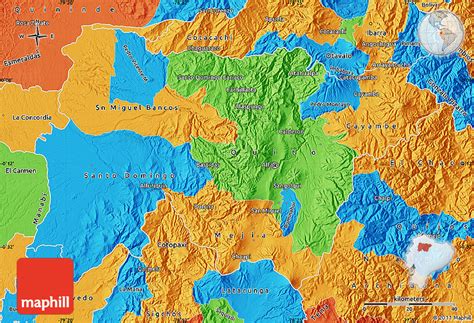 Political Map of Pichincha