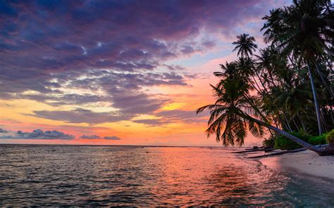 Indonesia Banyak Islands Sumatra Tropical Desert Beach Sunset Sky Sea ...