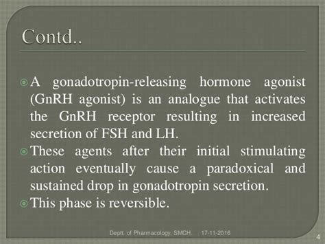 GnRH Agonists & Antagonists