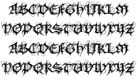 MB Gothic Spell font by Irina ModBlackmoon | FontRiver