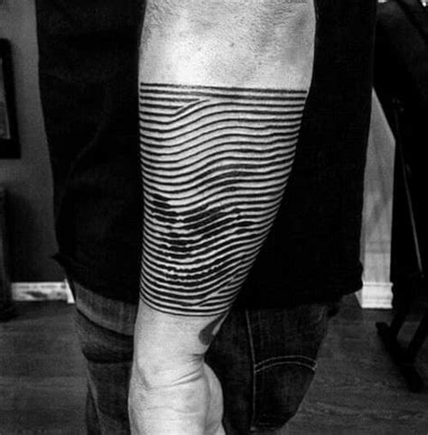 75 Line Tattoos For Men - Minimal Designs With Bold Statements