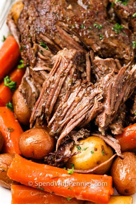 Perfect Pot Roast (So Tender & Flavorful!) - Spend With Pennies