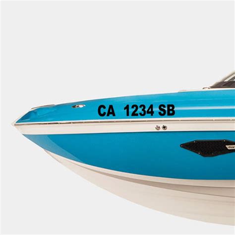 Custom Registration Decals for Boat, Jetski, or Snowmobile – MxNumbers