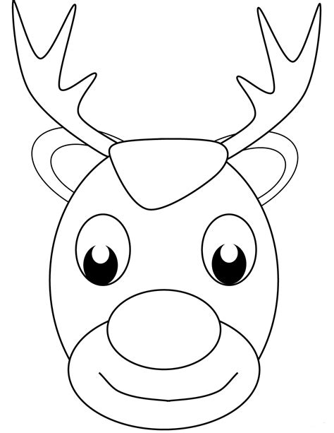 Free Printable Reindeer Coloring Pages - Printable Word Searches