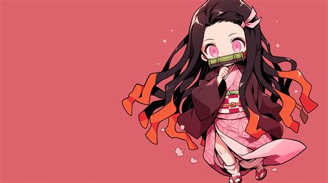 Nezuko Kamado Cute HD Wallpaper - Demon Slayer Background by patrika