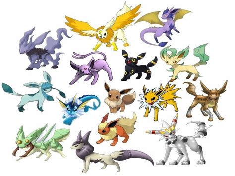 Eeveelutions! | Pokemon evolutions chart, Eeveelutions, Pokemon eeveelutions