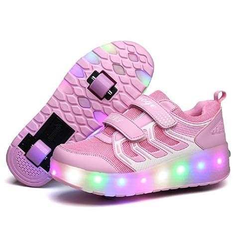 Buy Nsasy Roller Shoes Roller Skates Shoes Girls Boys Wheel Shoes Kids ...