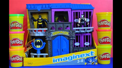 Play-Doh DC Superhero Imaginext Batman Gotham City Play SET Play-Doh ...