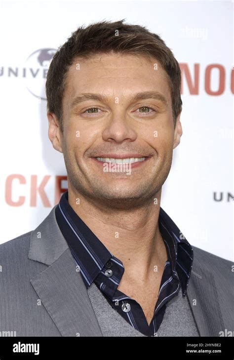 Ryan Seacrest attends the 'Knocked Up' World Premiere held at the Mann ...