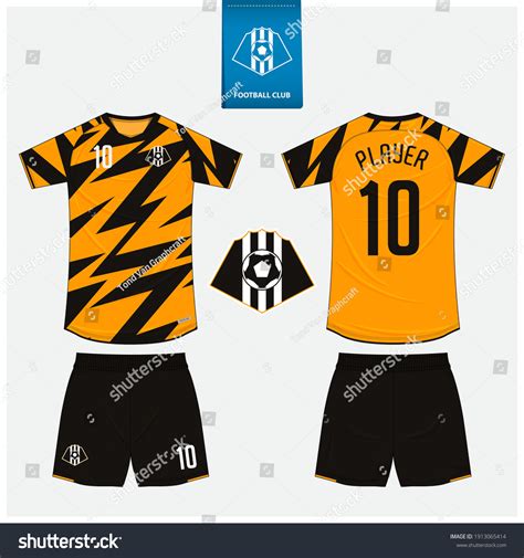 Yellow Soccer Jersey Football Kit Mockup Stock Vector (Royalty Free) 1913065414 | Shutterstock