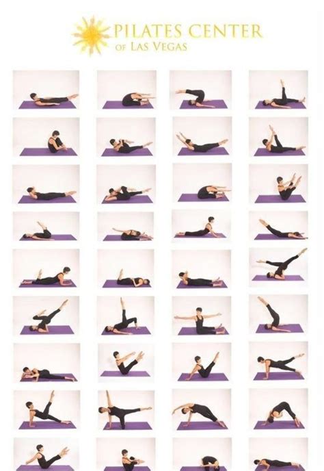 Pilates reformer exercise chart pdf – Artofit