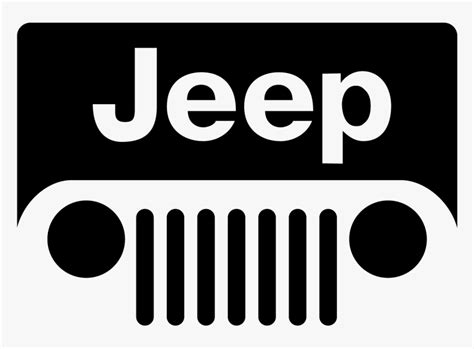 Jeep Logo Vector Black - Only In A Jeep, HD Png Download - kindpng