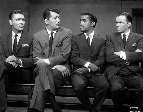 Peter Lawford, Dean Martin, Sammy Davis Jr. and Frank Sinatra in Ocean ...