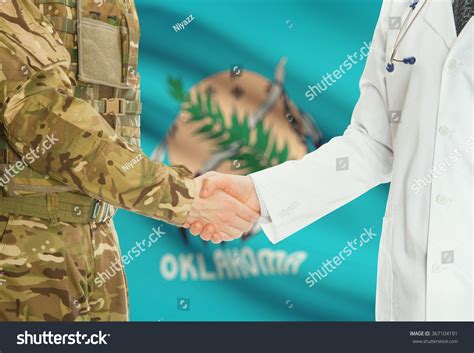 Soldier Uniform Doctor Shaking Hands Us Stock Photo 367104191 | Shutterstock