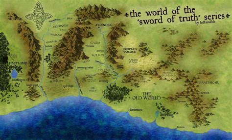 Fan-made Map - Sword of Truth Series Fan Art (36648885) - Fanpop