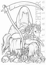 Gothic People Coloring Pages sketch template
