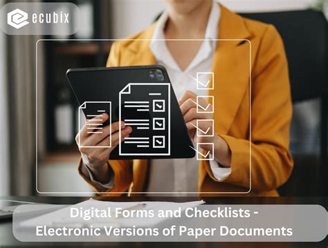 Time to Transform Paper Forms to Digital Checklists