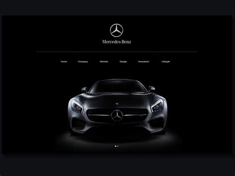 Mercedes benz website design by Toheeb Popoola on Dribbble