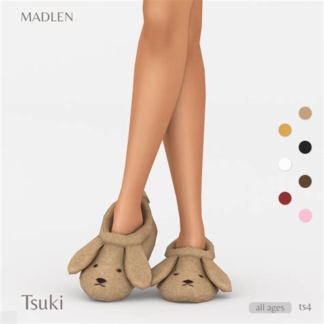 Tsuki Slippers | Madlen on Patreon Sims New, The Sims 4 Pc, Sims 4 Mm Cc, Sims Four, Sims 4 Body ...