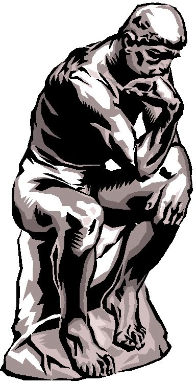 Rodin S Thinker Royalty Free Vector Clip Art Illustra - vrogue.co