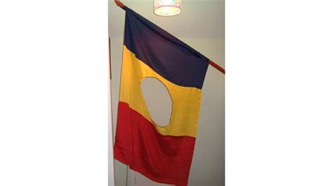 BBC - A History of the World - Object : Romanian revolution flag 1989