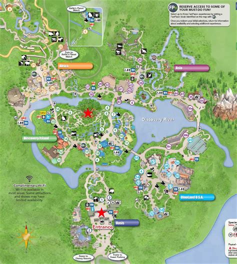 Map Of Animal Kingdom 2017 - Maps For You