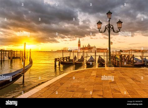 Venice sunrise, Italy Stock Photo - Alamy
