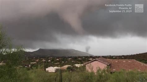 Phoenix Storms Spawn Tornado - Videos from The Weather Channel