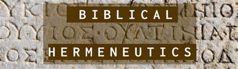 Biblical Hermeneutics Course - Fully Equipped Bible Institute